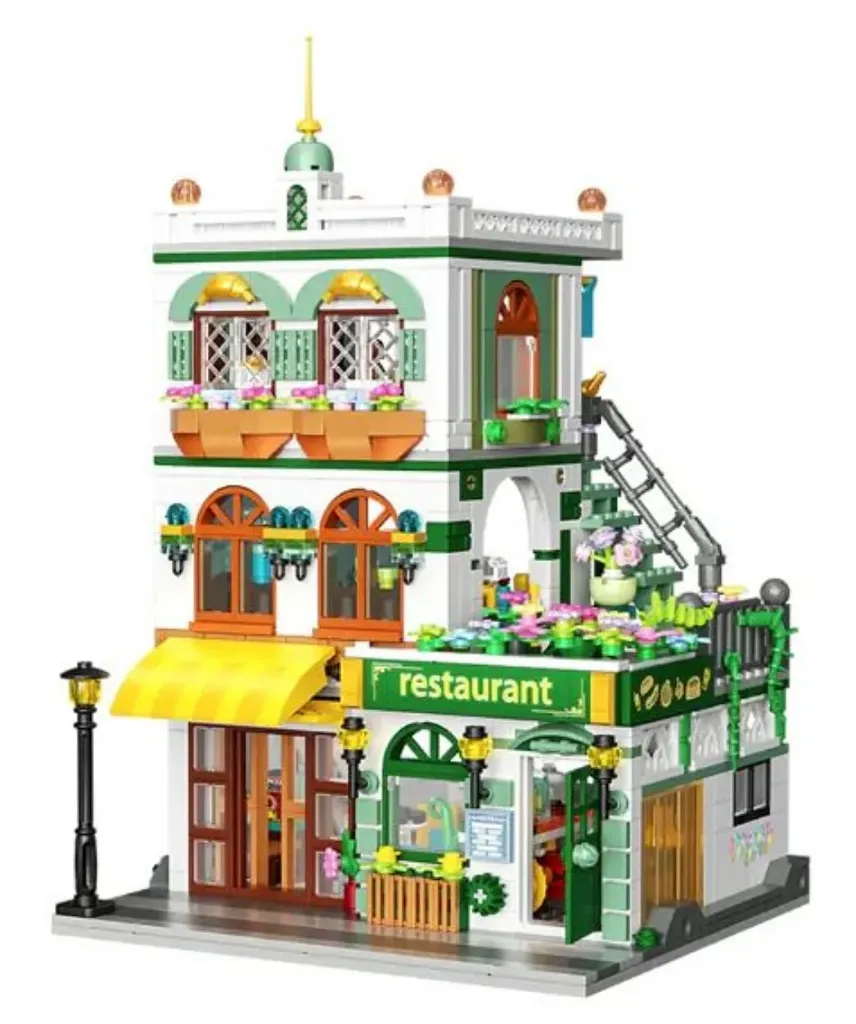 Mini Micro Unique Building Blocks | Restaurant
