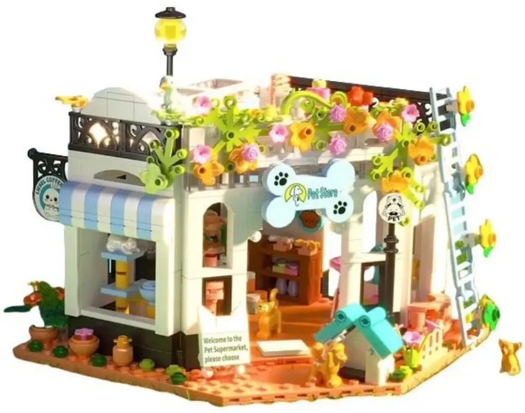 Mini Micro Unique Building Blocks | Dog House