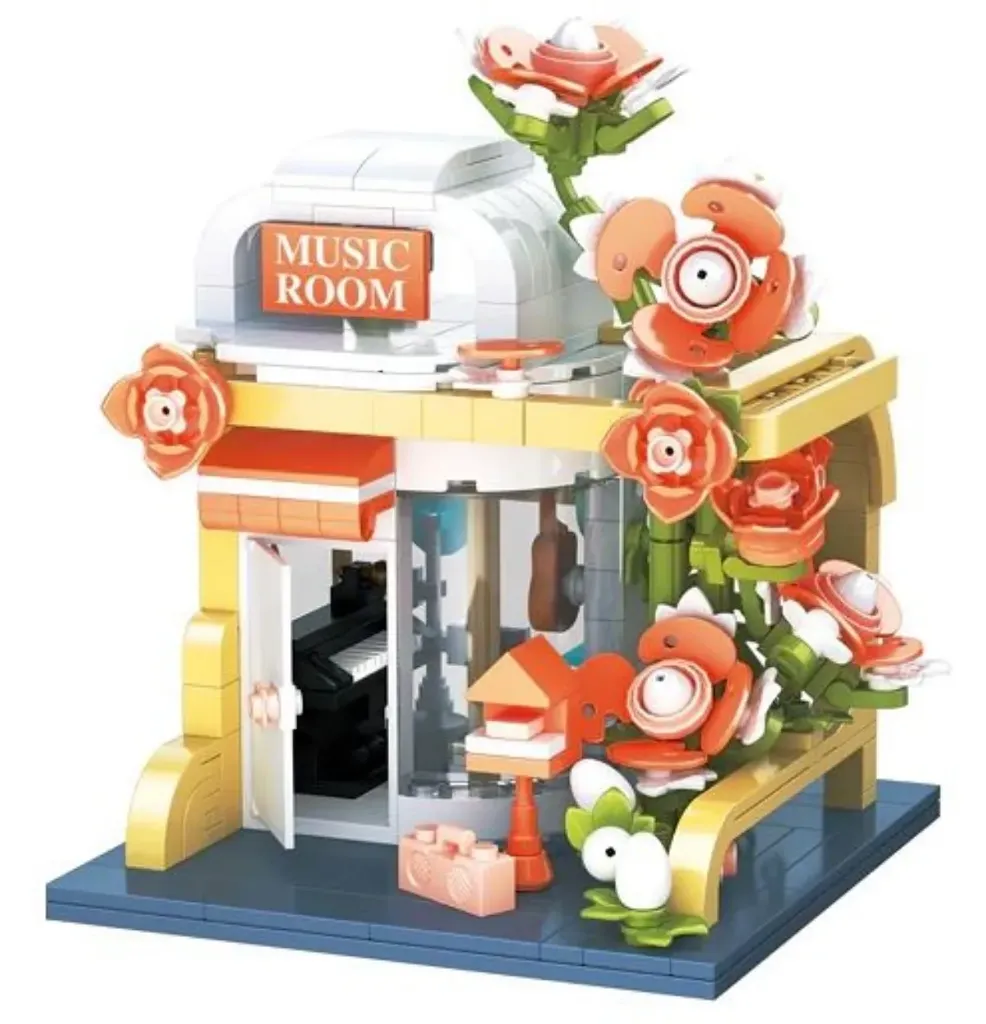 Mini Micro Unique Building Blocks | Music Room