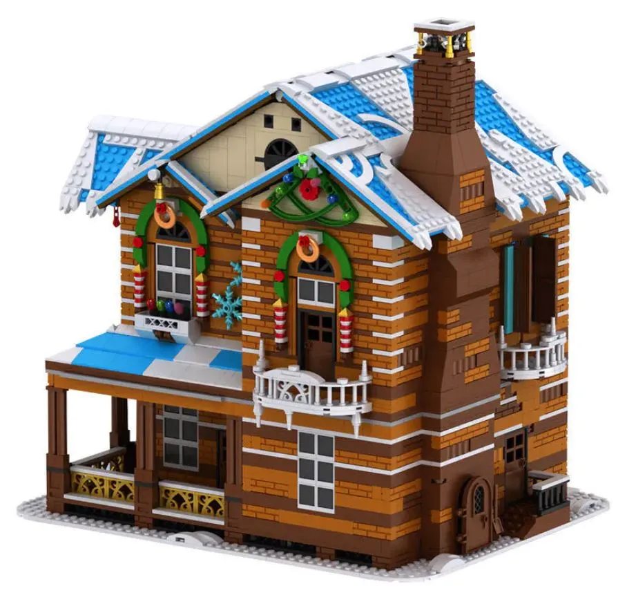 Christmas Cabin | Unique Building Blocks