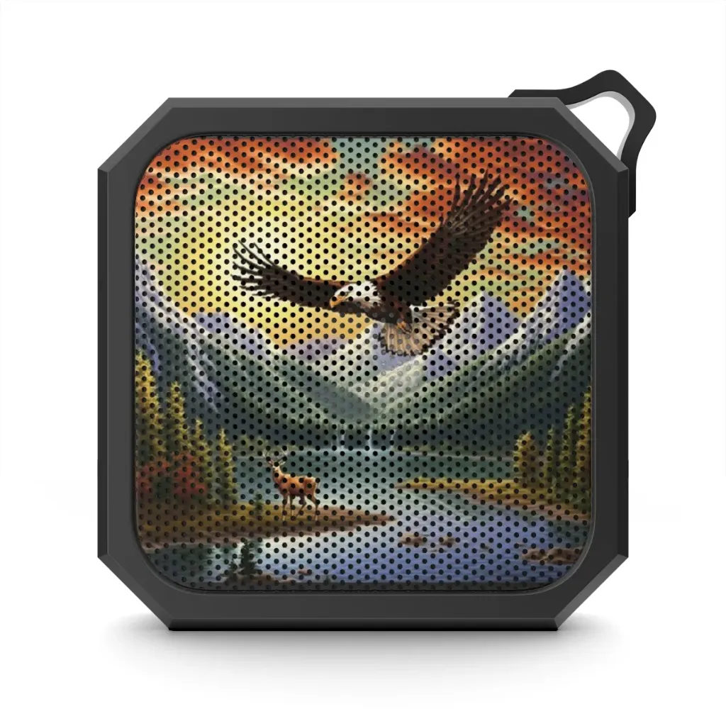 [POD-EagleMountain-PortableSpeaker] Bald Eagle Mountain Lake Bluetooth Speaker | Outdoor Portable Speaker