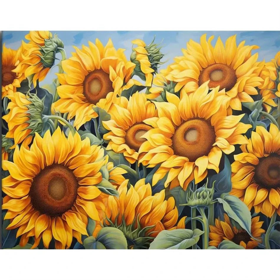 Lush Sunflowers Puzzle (2000 pieces 100x70cm)