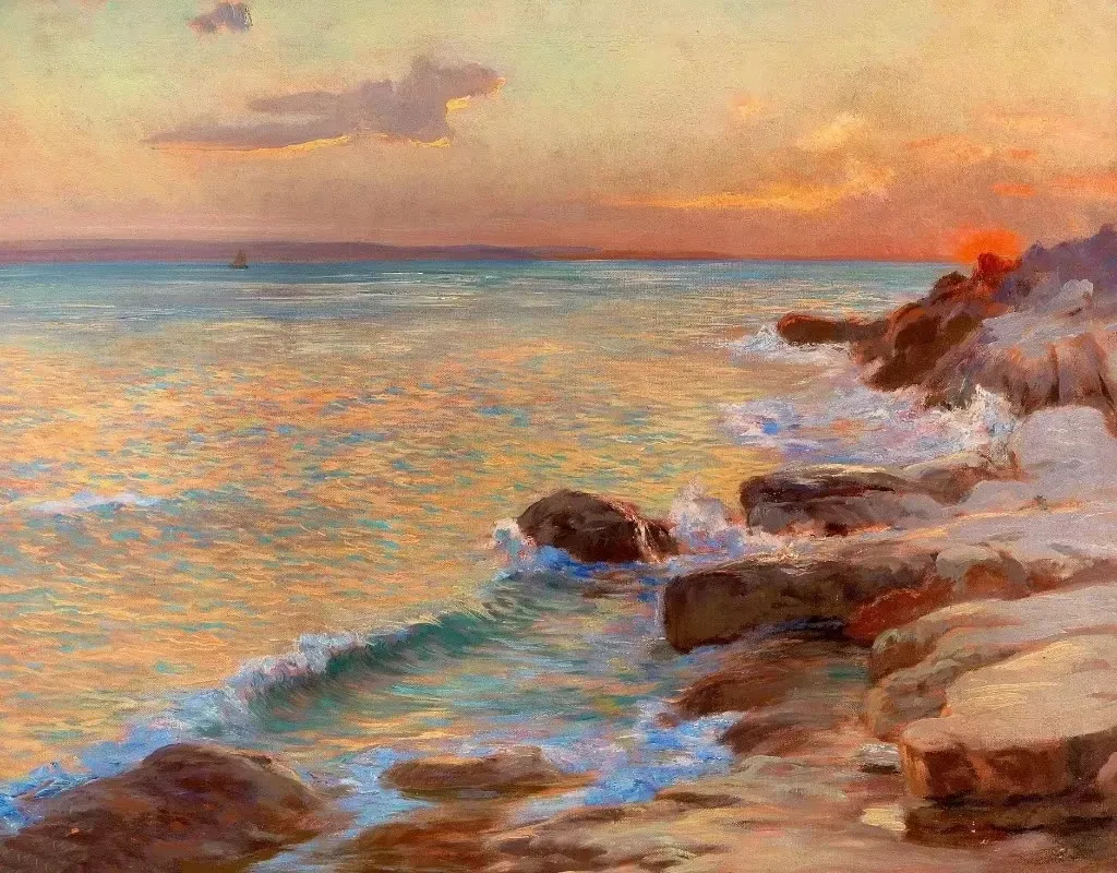 Waves Against Rocks (2000 pieces 100x70cm)