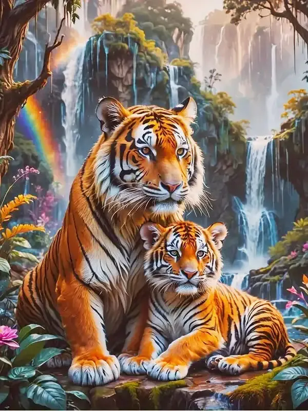 Tigers Landscape (2000 pieces 100x70cm)