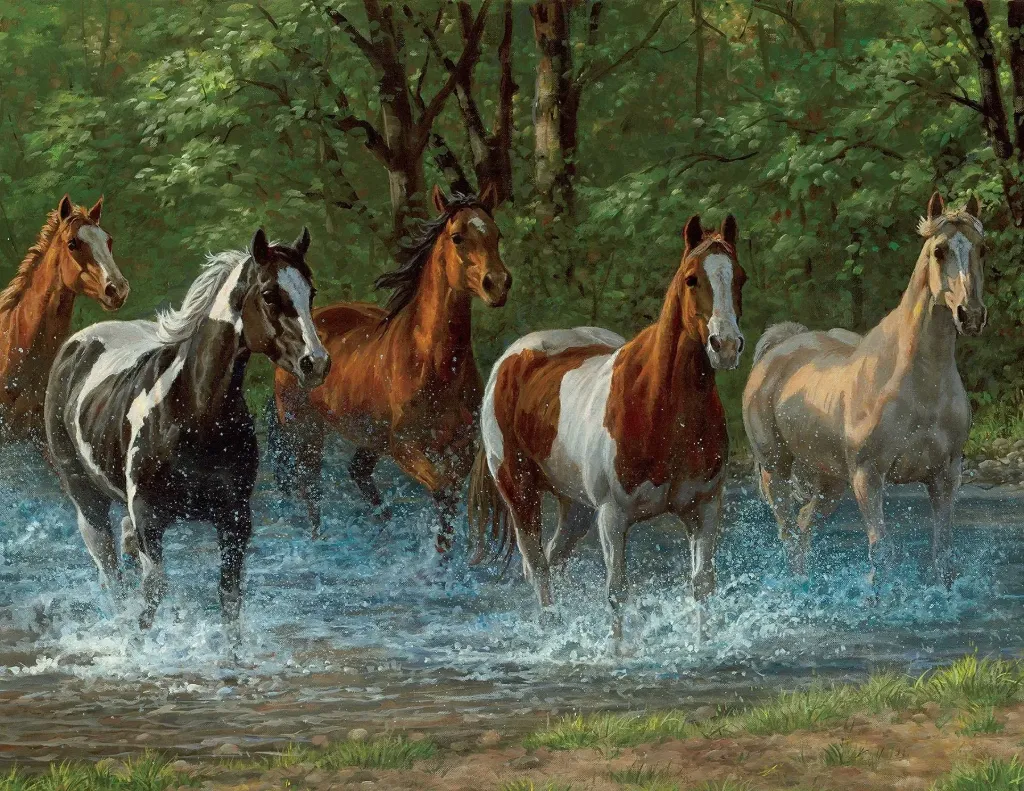 Horses Galloping (2000 pieces 100x70cm)